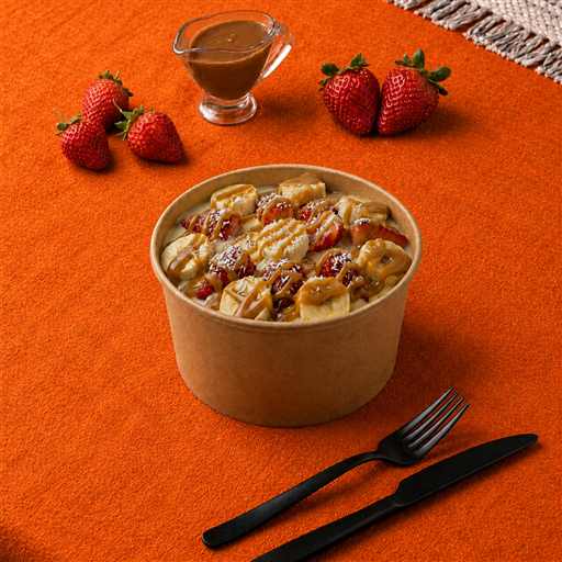 Beyaz Çikolata Waffle Bowl
