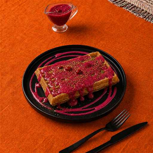 Frambuazlı Waffle