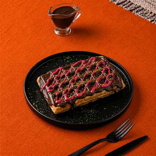 Bitter Çikolatalı Waffle