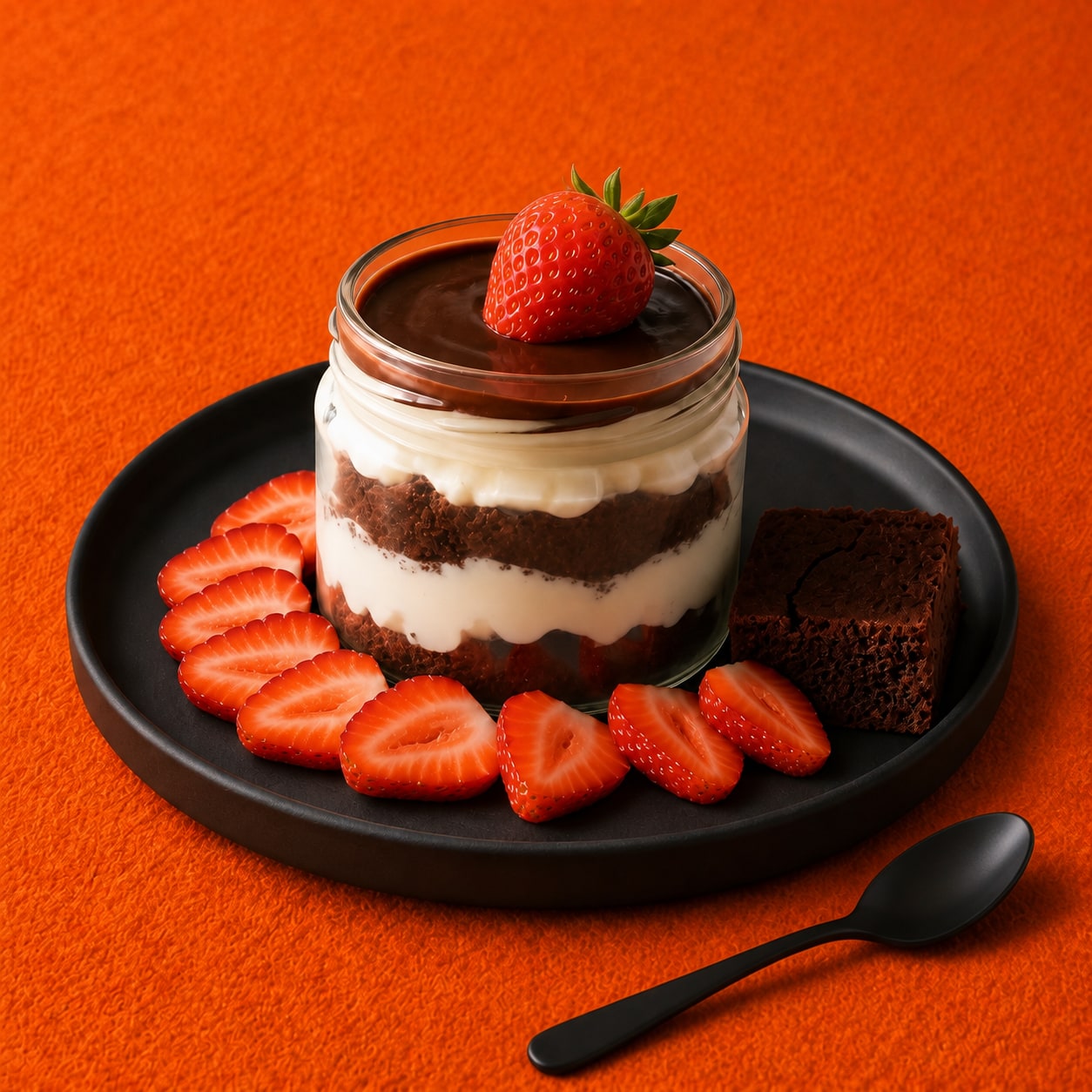 New York Mag Brownie & Strawberry