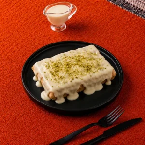 Sütlü Beyaz Çikolatalı Waffle